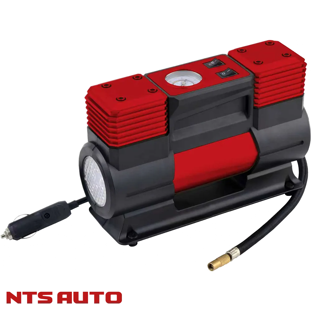 Автомобильный компрессор с двумя цилиндрами YD-382 65 литров