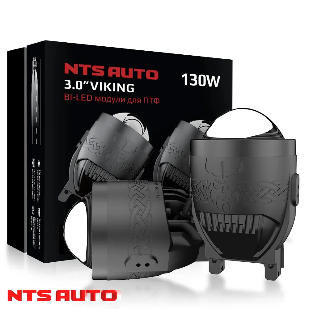 BI-LED ПТФ "VIKING" 3 дюйма c приложением 12V 3000-6300K