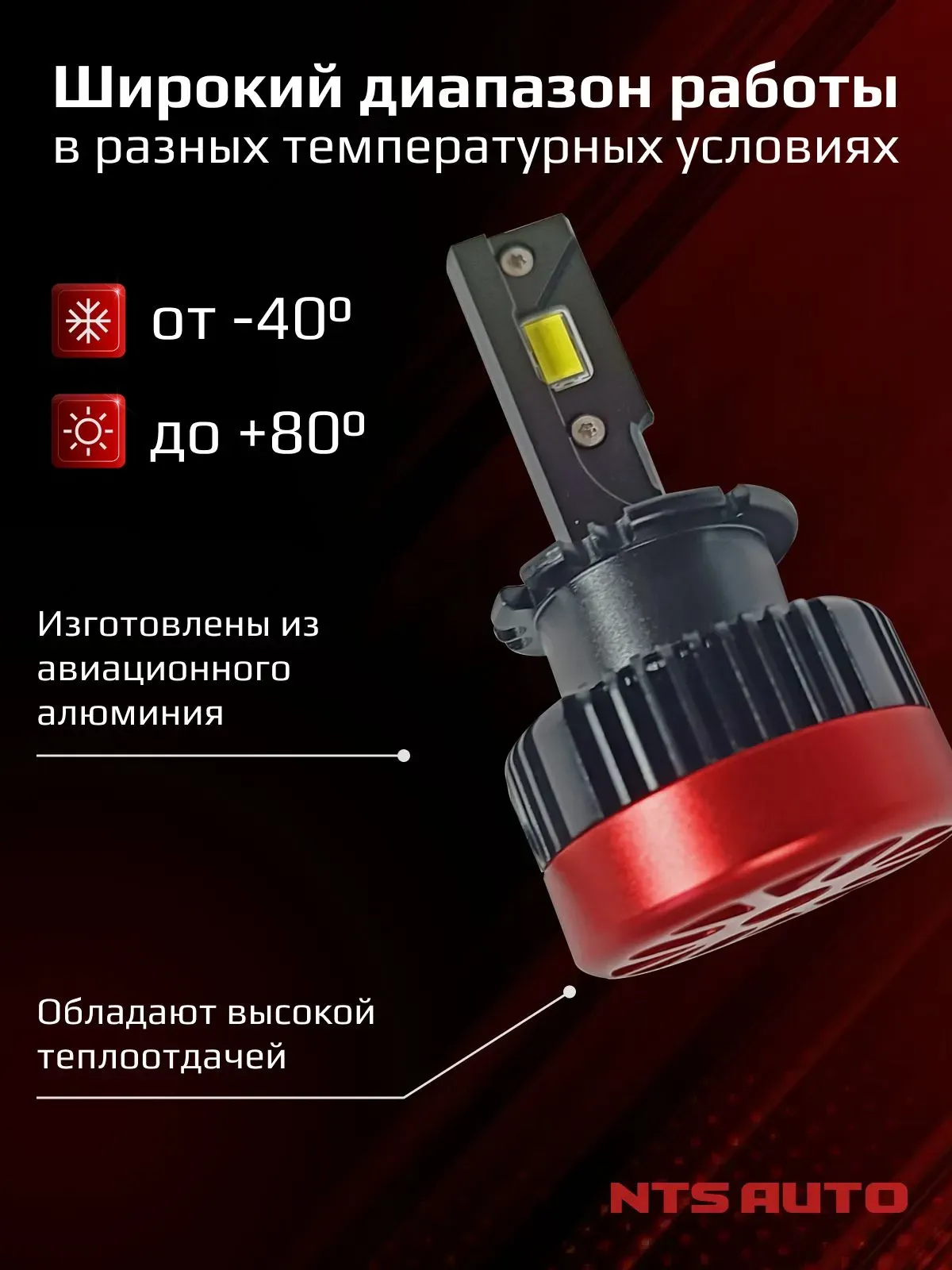 Светодиодные лампы 6300K D4S/D4R 