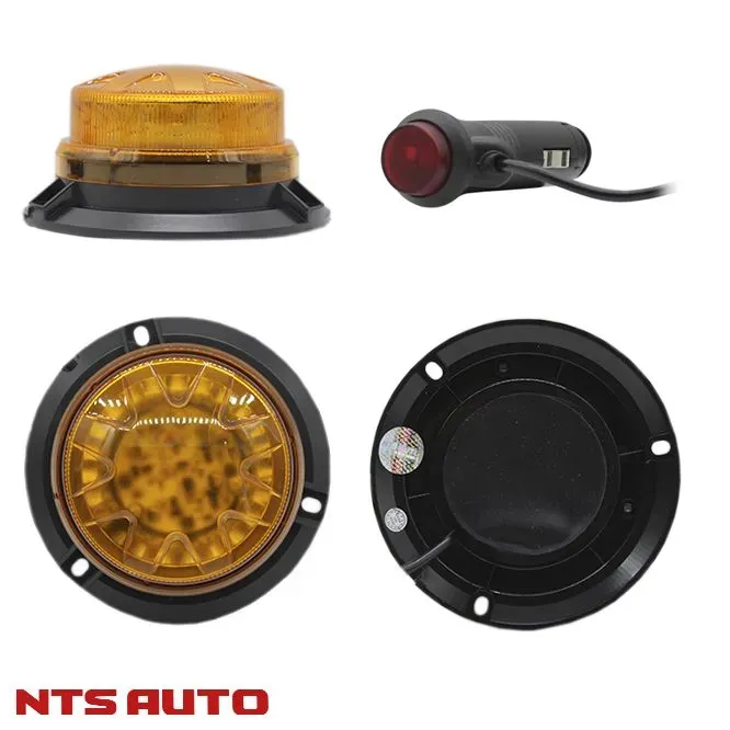 Мигалка LED-610 ЖЕЛТАЯ 12-24V