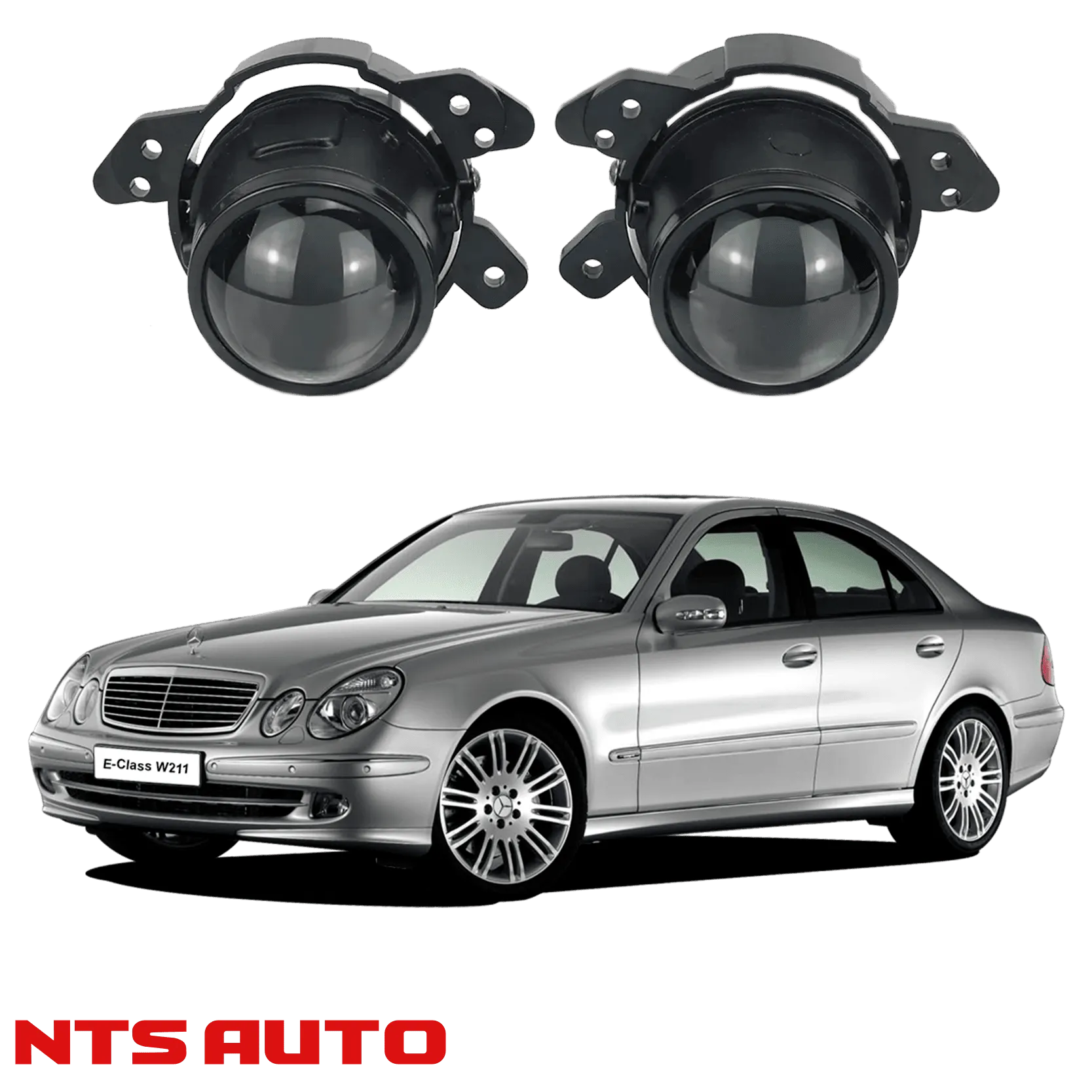 Противотуманные фары на MERCEDES-BENZ E-Class W211/S211 (2006-2009)