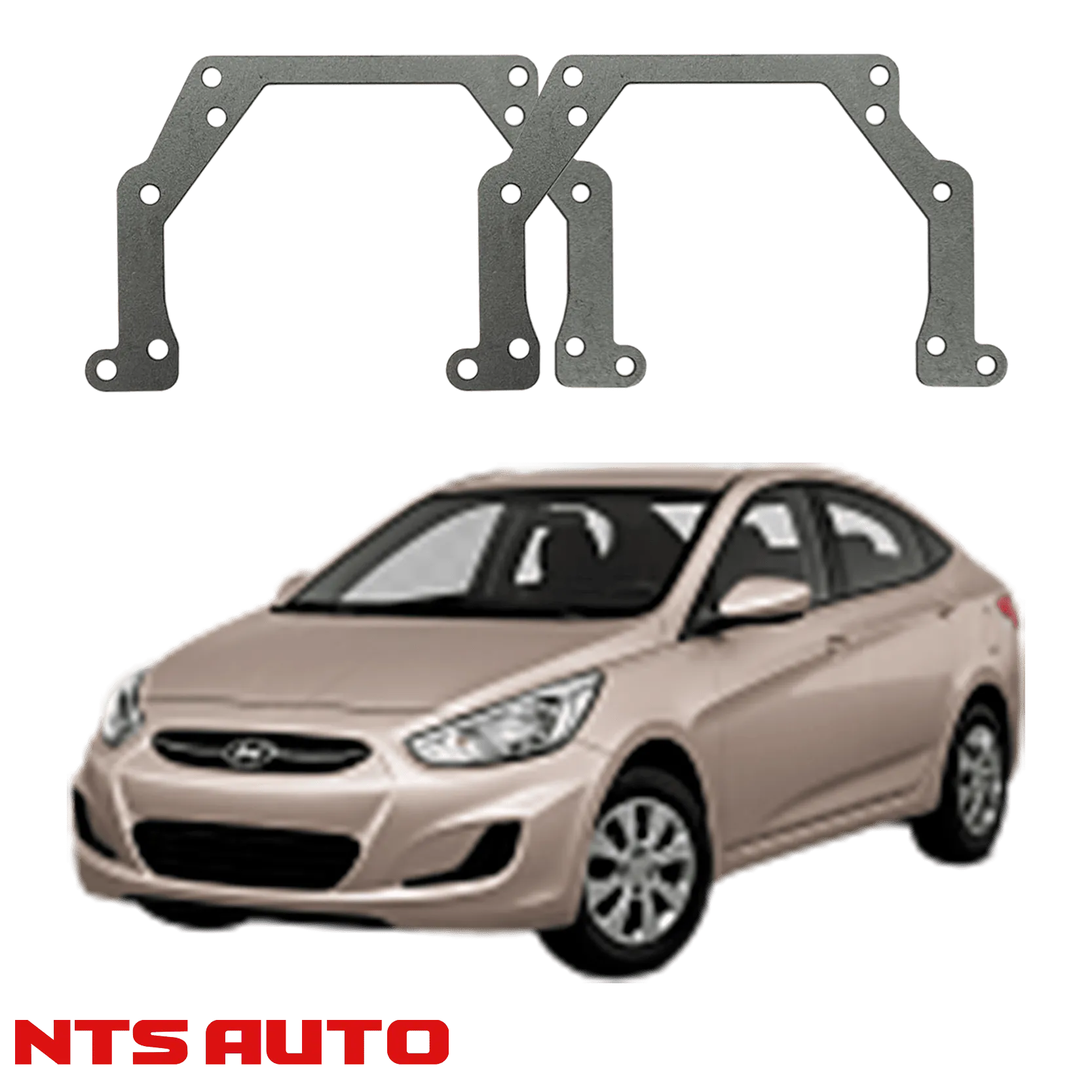 Переходные рамки для Hyundai Solaris (2010-2014)